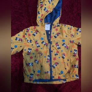 mickey mouse toddler rain jacket